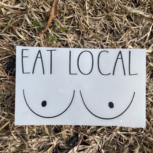 Eat Local Vinyl Decal - Picture 5 of 9